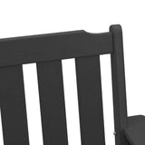 Garden Dining Chair 2 pcs Black 65.5 x 59 x 88cm Plastic