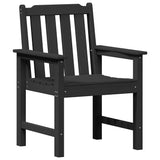 Garden Dining Chair 2 pcs Black 65.5 x 59 x 88cm Plastic