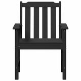 Garden Dining Chair 2 pcs Black 65.5 x 59 x 88cm Plastic