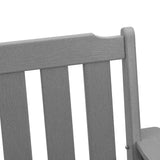 Garden Dining Chair 2 pcs Light Grey 65.5 x 59 x 88cm Plastic
