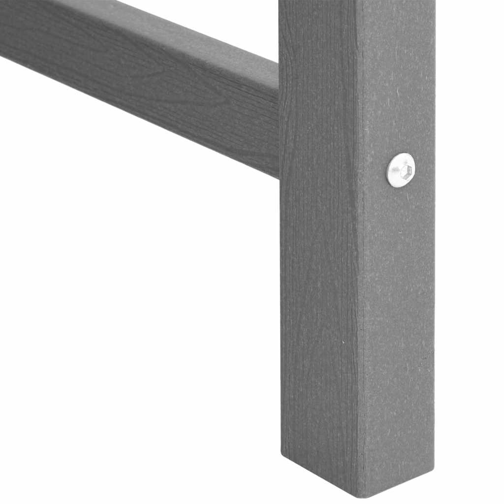 Garden Dining Chair 2 pcs Light Grey 65.5 x 59 x 88cm Plastic