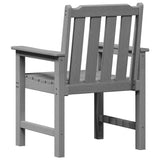 Garden Dining Chair 2 pcs Light Grey 65.5 x 59 x 88cm Plastic