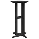 Bar Table Black 55 x 55 x 107 cm HDPE