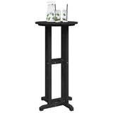 Bar Table Black 55 x 55 x 107 cm HDPE