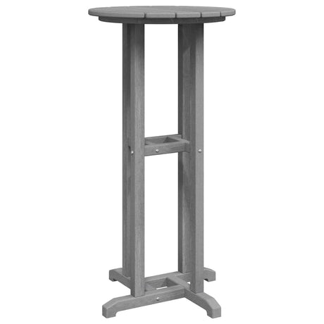 Bar Table Light grey 55 x 55 x 107 cm HDPE