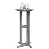 Bar Table Light grey 55 x 55 x 107 cm HDPE