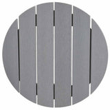 Bar Table Light grey 55 x 55 x 107 cm HDPE