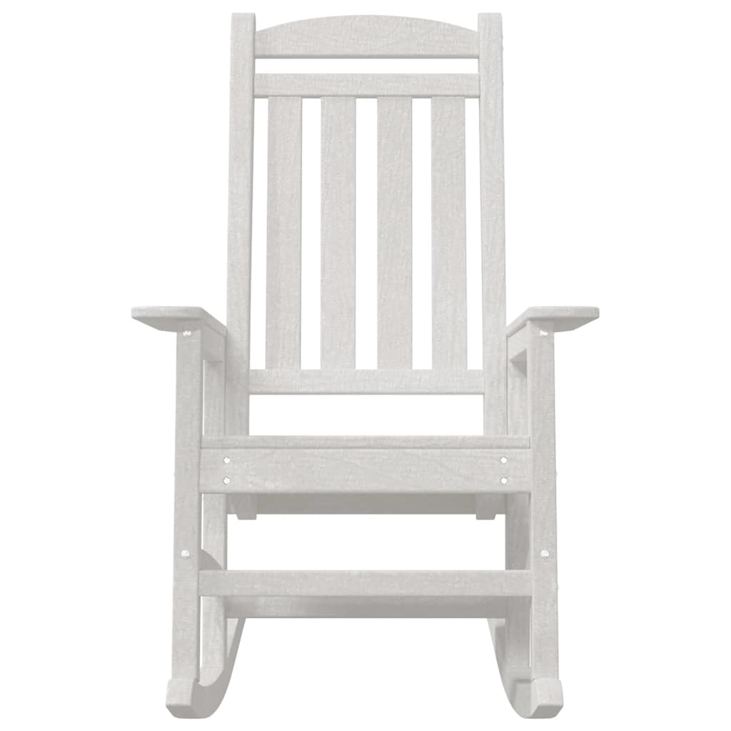 Garden Rocking Chair White 70 x 92 x 108cm HDPE