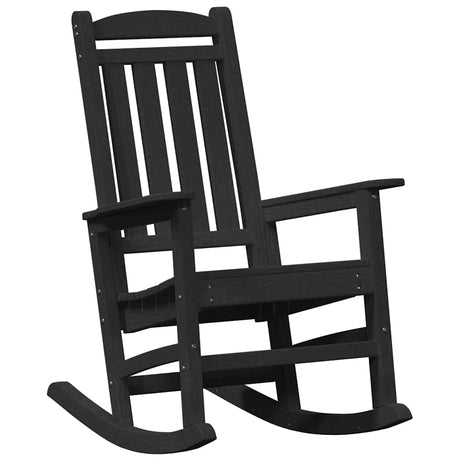 Garden Rocking Chair Black 70 x 92 x 108cm Plastic
