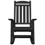 Garden Rocking Chair Black 70 x 92 x 108cm Plastic