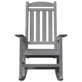 Garden Rocking Chair Light Grey 92 x 70 x 108cm HDPE