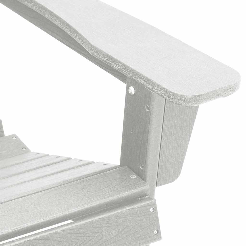 Adirondack Chair White 74 x 82 x 92cm Plastic