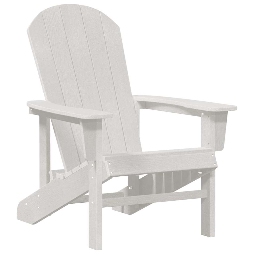 Adirondack Chair White 74 x 82 x 92cm Plastic