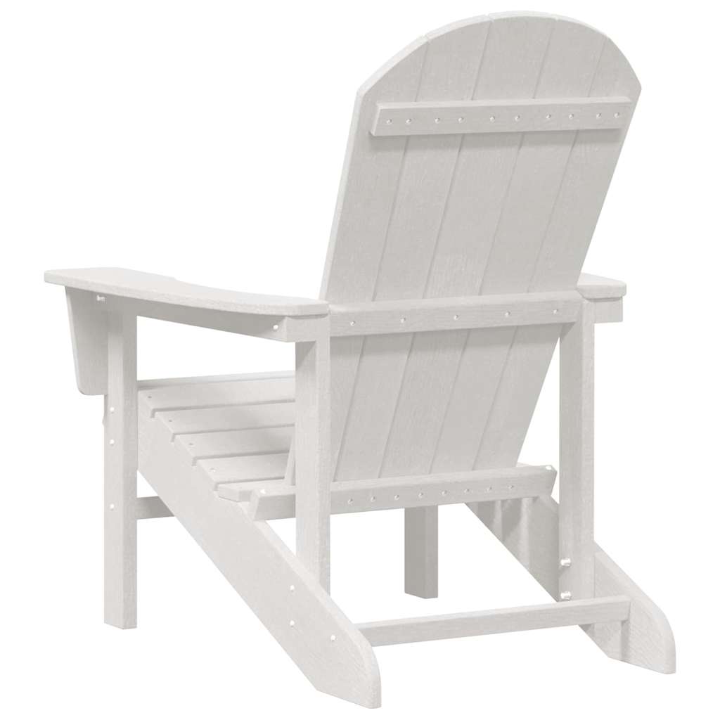 Adirondack Chair White 74 x 82 x 92cm Plastic
