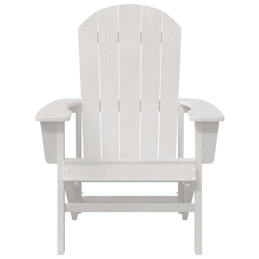Adirondack Chair White 74 x 82 x 92cm Plastic