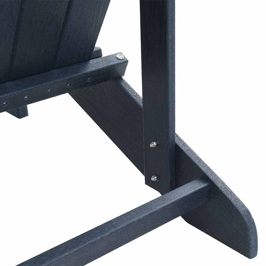 Adirondack Chair Navy 74 x 82 x 92cm Plastic