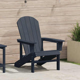 Adirondack Chair Navy 74 x 82 x 92cm Plastic