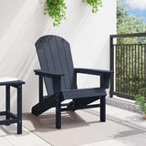 Adirondack Chair Navy 74 x 82 x 92cm Plastic