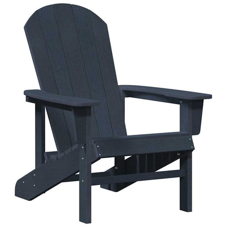 Adirondack Chair Navy 74 x 82 x 92cm Plastic