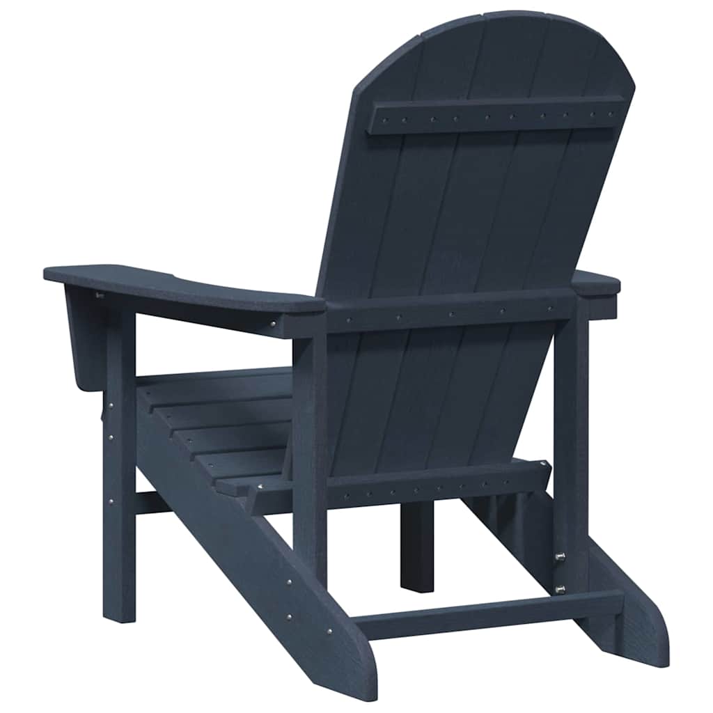 Adirondack Chair Navy 74 x 82 x 92cm Plastic