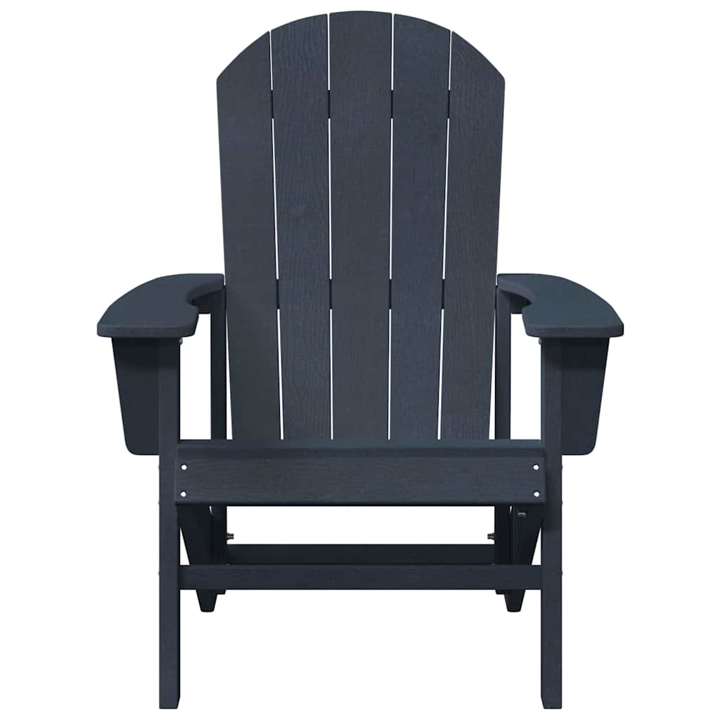 Adirondack Chair Navy 74 x 82 x 92cm Plastic