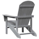 Adirondack Chair Light Grey 74 x 82 x 92cm Plastic