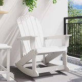 Adirondack Rocking Chair White 73.5 x 92 x 90cm Plastic
