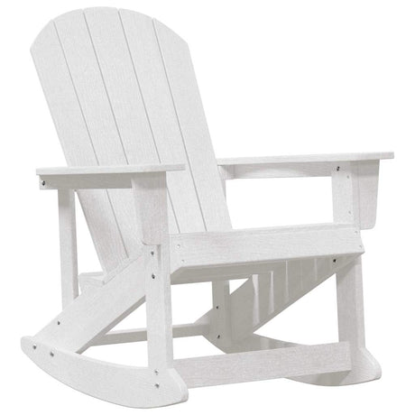 Adirondack Rocking Chair White 73.5 x 92 x 90cm Plastic