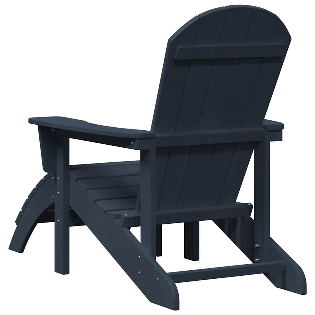 Adirondack Chair Navy 74 x 82 x 92cm Plastic