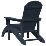 Adirondack Chair Navy 74 x 82 x 92cm Plastic