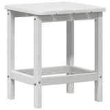 Side Table White 38 x 38 x 46 cm Polyethylene