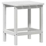 Side Table White 38 x 38 x 46 cm Polyethylene