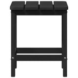 Adirondack Side Table Black 38 x 38 x 46 cm HDPE