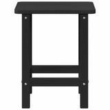 Adirondack Side Table Black 38 x 38 x 46 cm HDPE
