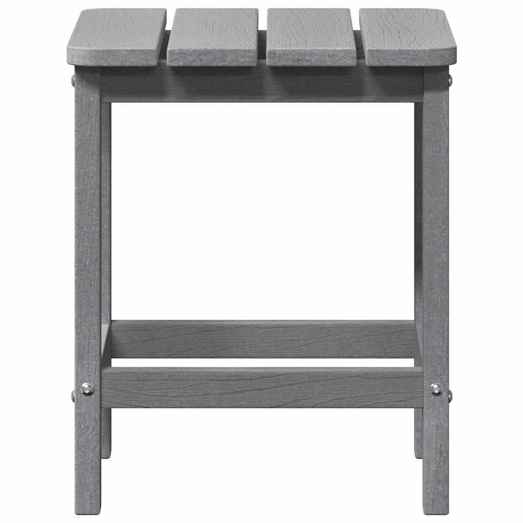 Side Table Light Grey 38 x 38 x 46 cm Polyethylene