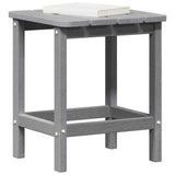 Side Table Light Grey 38 x 38 x 46 cm Polyethylene