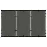 Garden Dining Set 5 pcs Black Poly rattan