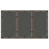 Garden Dining Set 5 pcs Brown Poly rattan