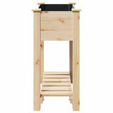 Garden Planter Beige 71 x 37 x 76.5 cm Solid fir wood