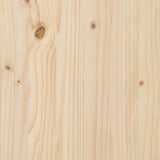 Garden Planter Beige 161 x 43 x 76.5 cm Solid fir wood