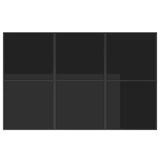 Garden Dining Set 11 pcs Black Steel