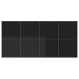 Garden Dining Set 13 pcs Black Steel