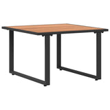 Garden Dining Set 3 pcs Taupe Steel