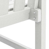 Garden Dining Chair 4 pcs White 65.5 x 55.5 x 88cm Plastic