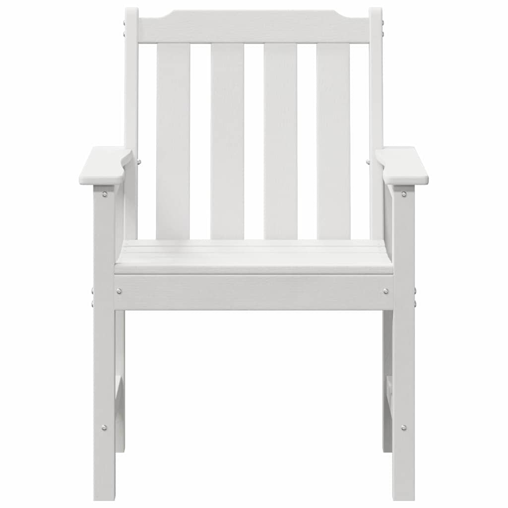 Garden Dining Chair 4 pcs White 65.5 x 55.5 x 88cm Plastic