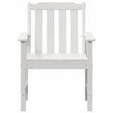 Garden Dining Chair 4 pcs White 65.5 x 55.5 x 88cm Plastic