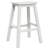 Garden Bar Set 3 pcs White HDPE