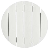 Garden Bar Set 3 pcs White HDPE