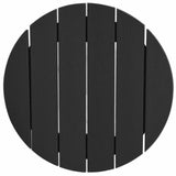 Garden Bar Set 3 pcs Black HDPE