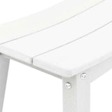 Garden Bar Set 6 pcs White HDPE